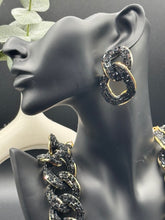 Midnight Glam Infinity Set (Earrings & Necklace Set)